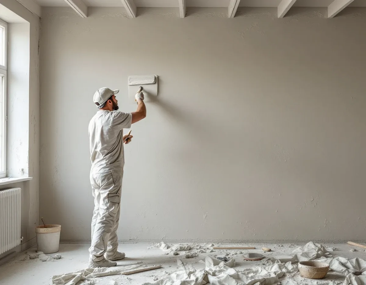 L'art de l'enduit mural : secrets pour une finition impeccable